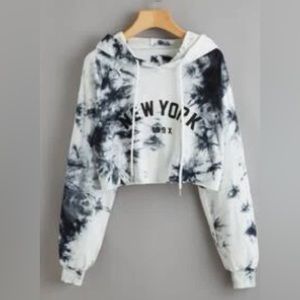 Plus Size Tie Dye Hoodie